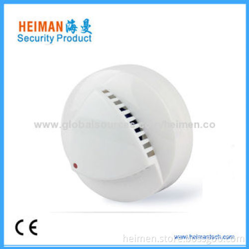 9-35V DC Dual-sensor Smoke and Heat-fire Alarm with Remote LED Indicator, 100*46mm Size